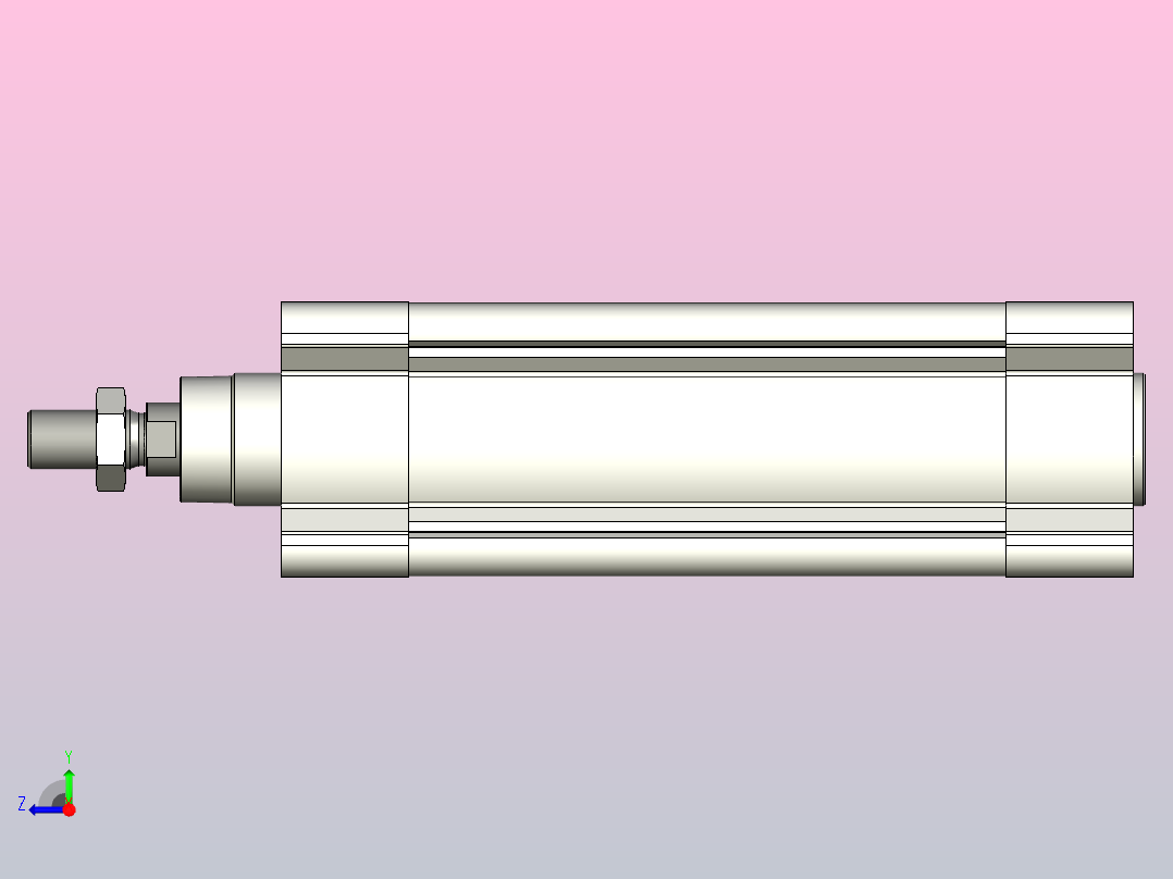 FESTO气缸DSBC-80-160-PPVA-N3---_0_右视图