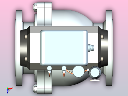 RV Q641F法兰式气动球阀[RVQ641H-16PG]125A俯视缩略图