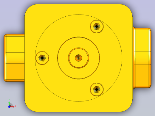 叶片泵装配图及爆炸图和工程图前视缩略图