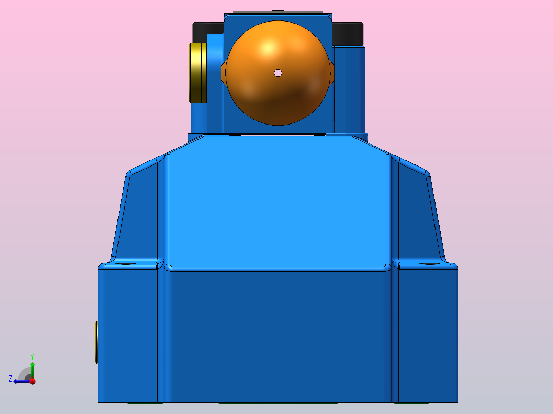 DZ30-2-M 先导式顺序阀右视图