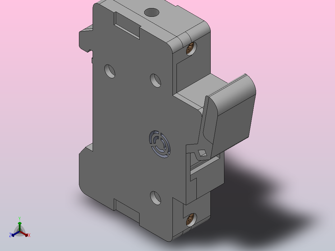 TFBR-321N型轨道式保险丝座[TFBR-321N]主视图