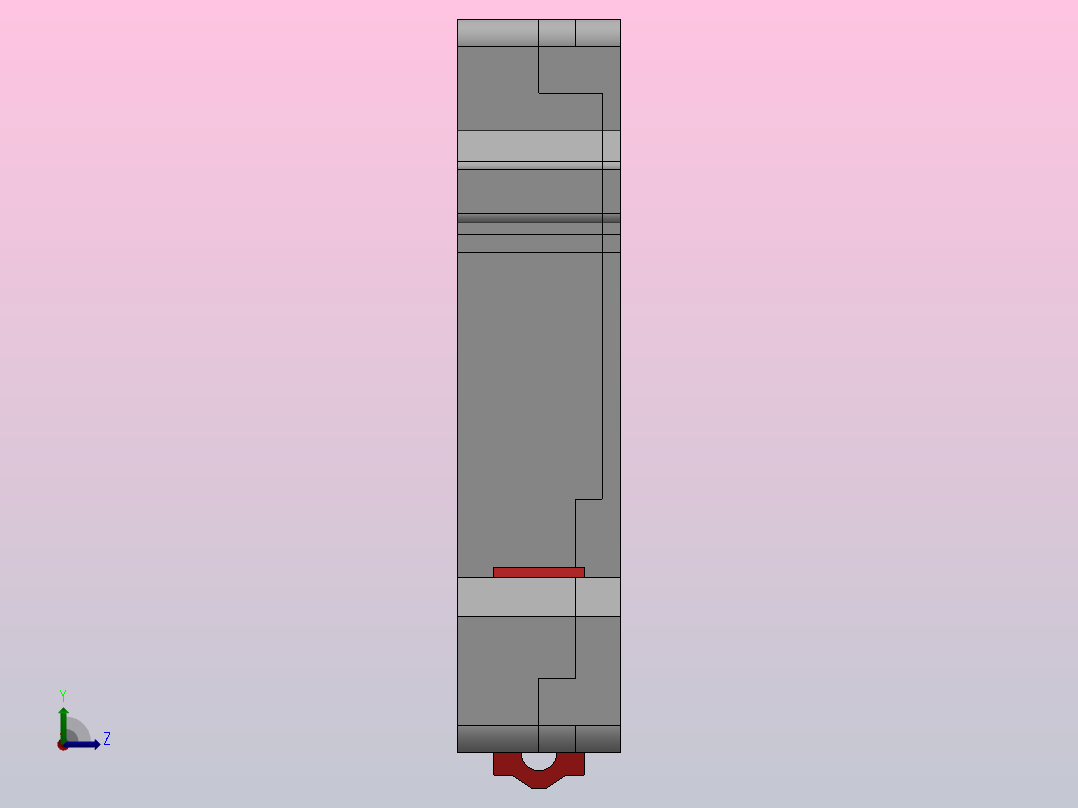TFBR-321N型轨道式保险丝座[TFBR-321N]左视图