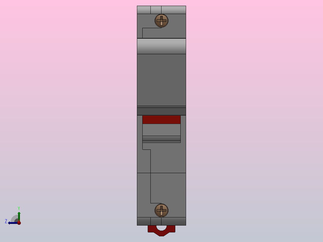TFBR-321N型轨道式保险丝座[TFBR-321N]右视图
