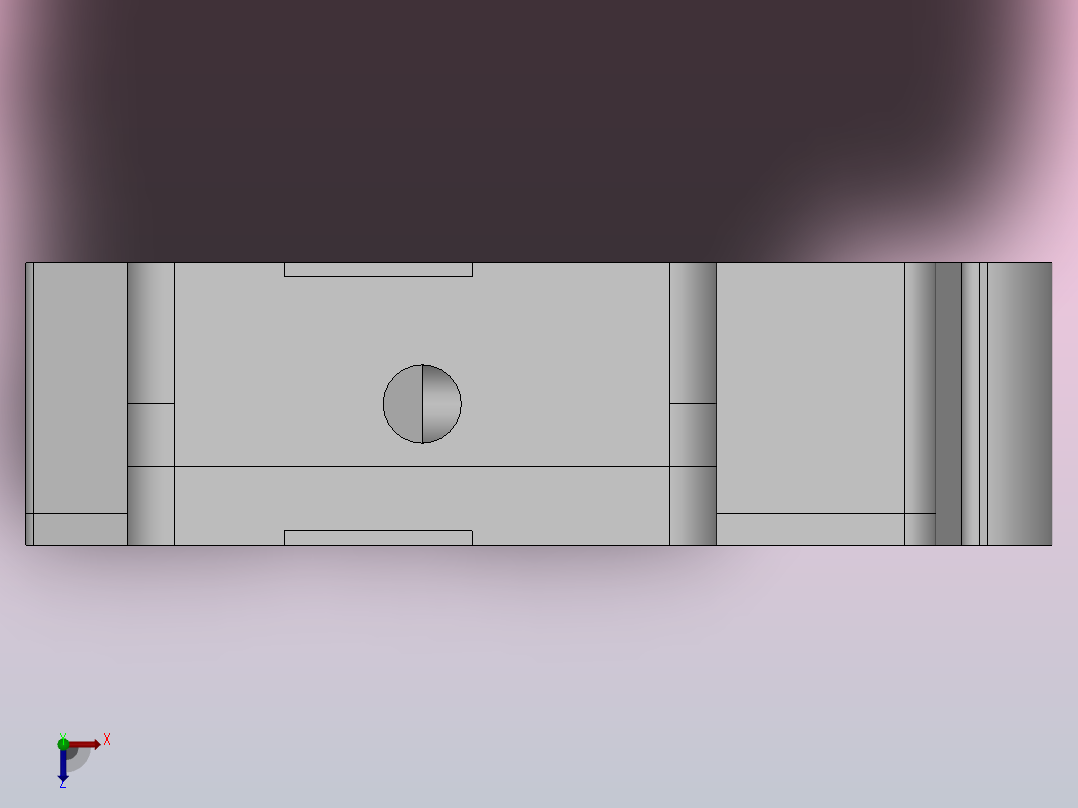 TFBR-321N型轨道式保险丝座[TFBR-321N]俯视图