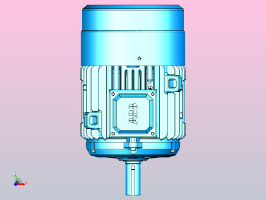 电机- ABB M2BAX132S_B3前视缩略图