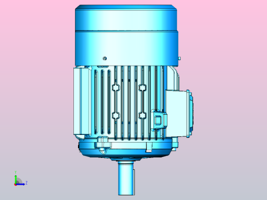 电机- ABB M2BAX132S_B3左视缩略图