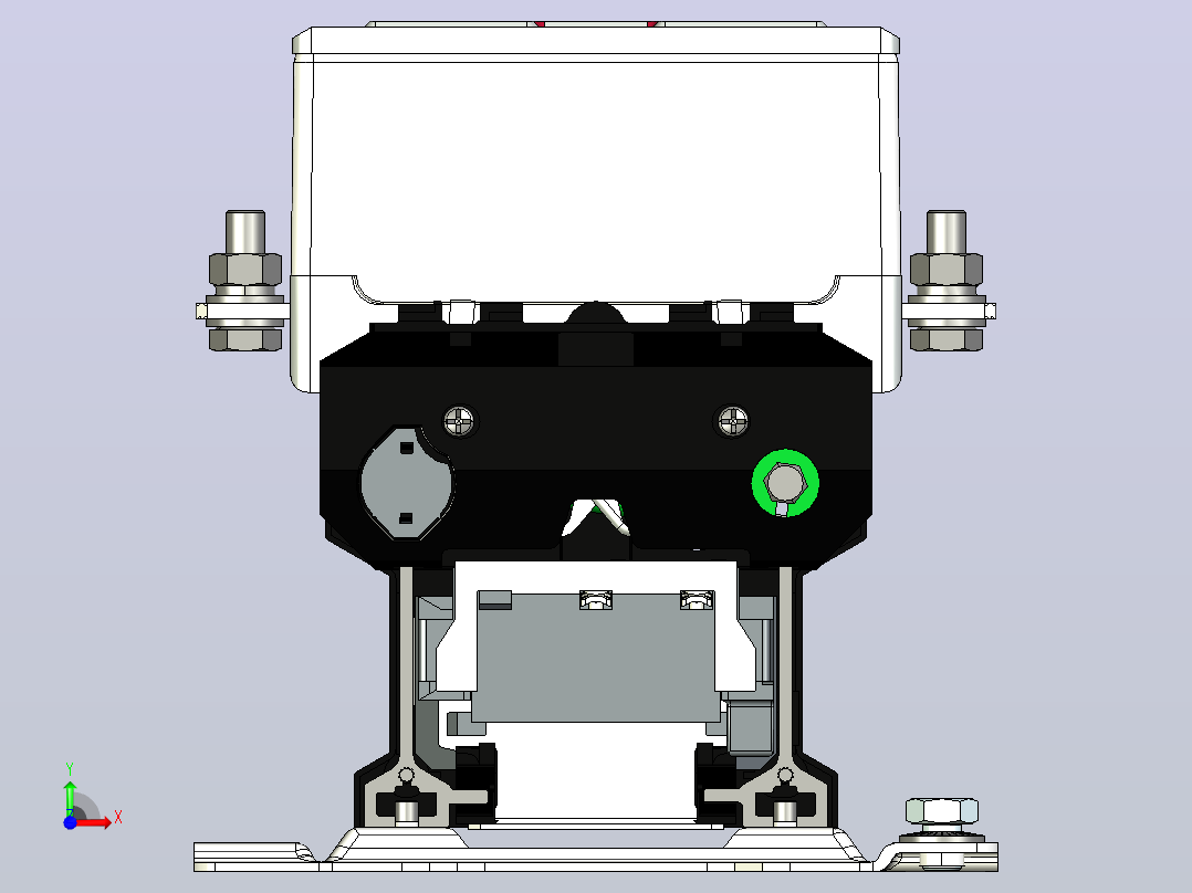 NC5-40044交流接触器三维模型202204前视图