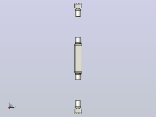 没有锁定的凸轮锁左视缩略图