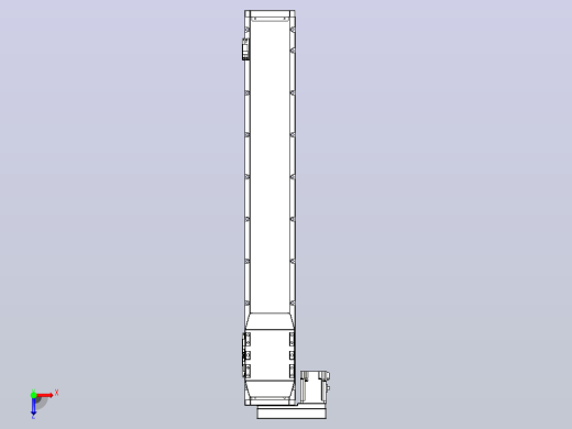 滚珠丝杠直线轴内置导轨TPA-GCR-120-1610C-L700-ML-M40-N3俯视缩略图