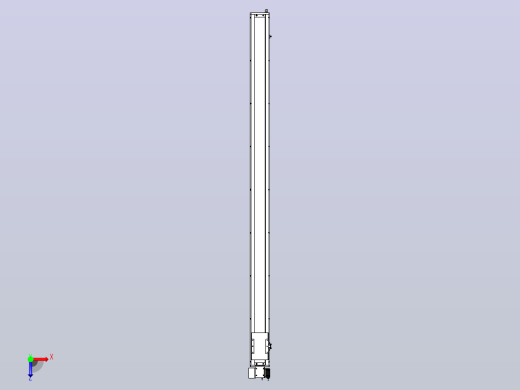 SCM14-2150-LD滚珠花健、支撑座、滚珠丝杠、交叉导轨、直线模组俯视缩略图
