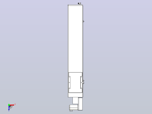 MCB17无尘皮带滑台[MCB17-L40-700-R-P40-C3]俯视缩略图