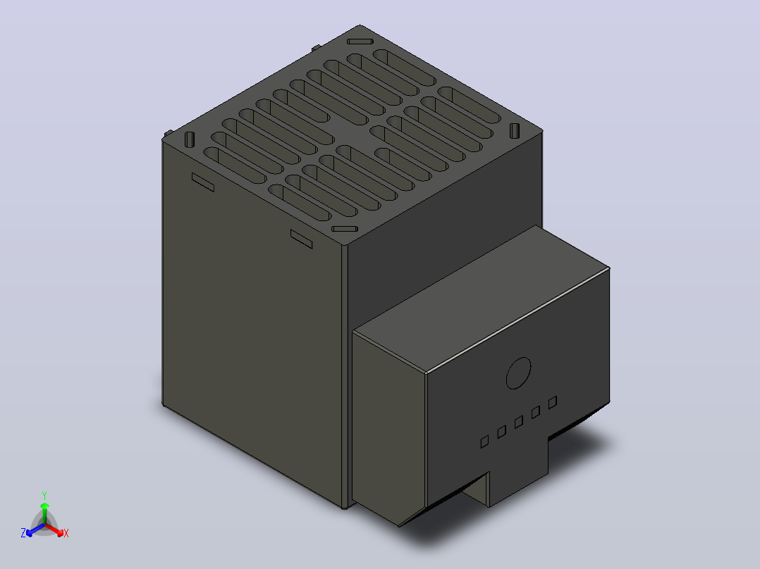 TX028-CS系列加热器[TX028-CS-150W-9]正等轴测图