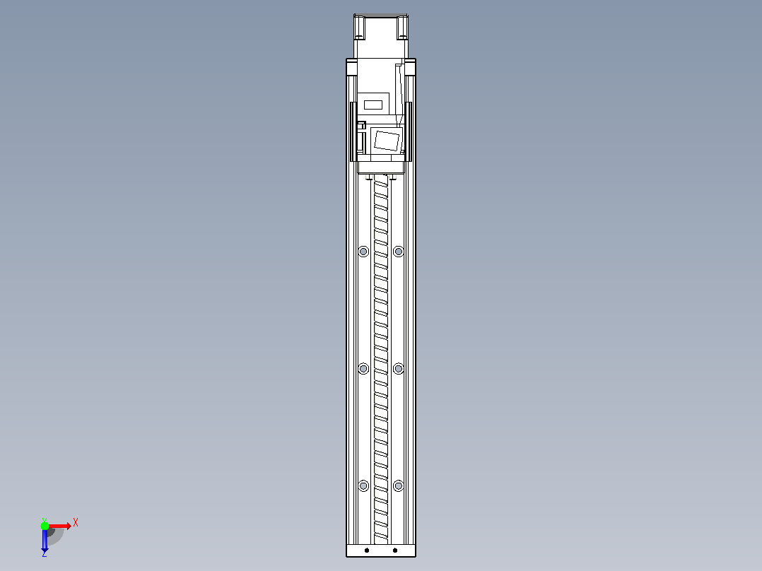 钢基模组TPA-KSR-6005C-400A1-MU-H1俯视图