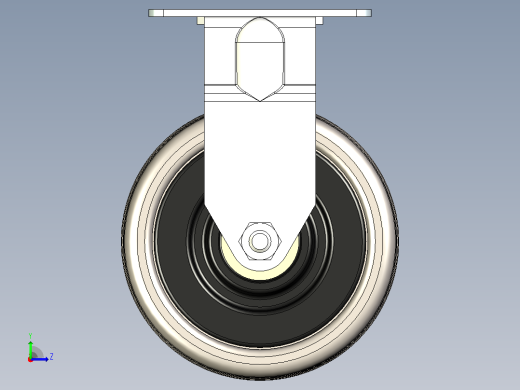 轻型固定脚轮，BPA-VPA 75K左视缩略图