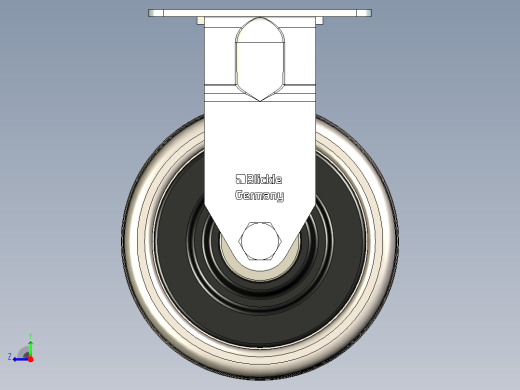 轻型固定脚轮，BPA-VPA 75K右视缩略图