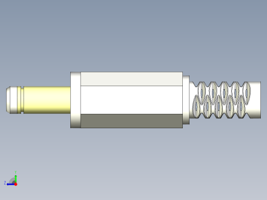 inventor 1.7mm直流电源连接器设计右视缩略图