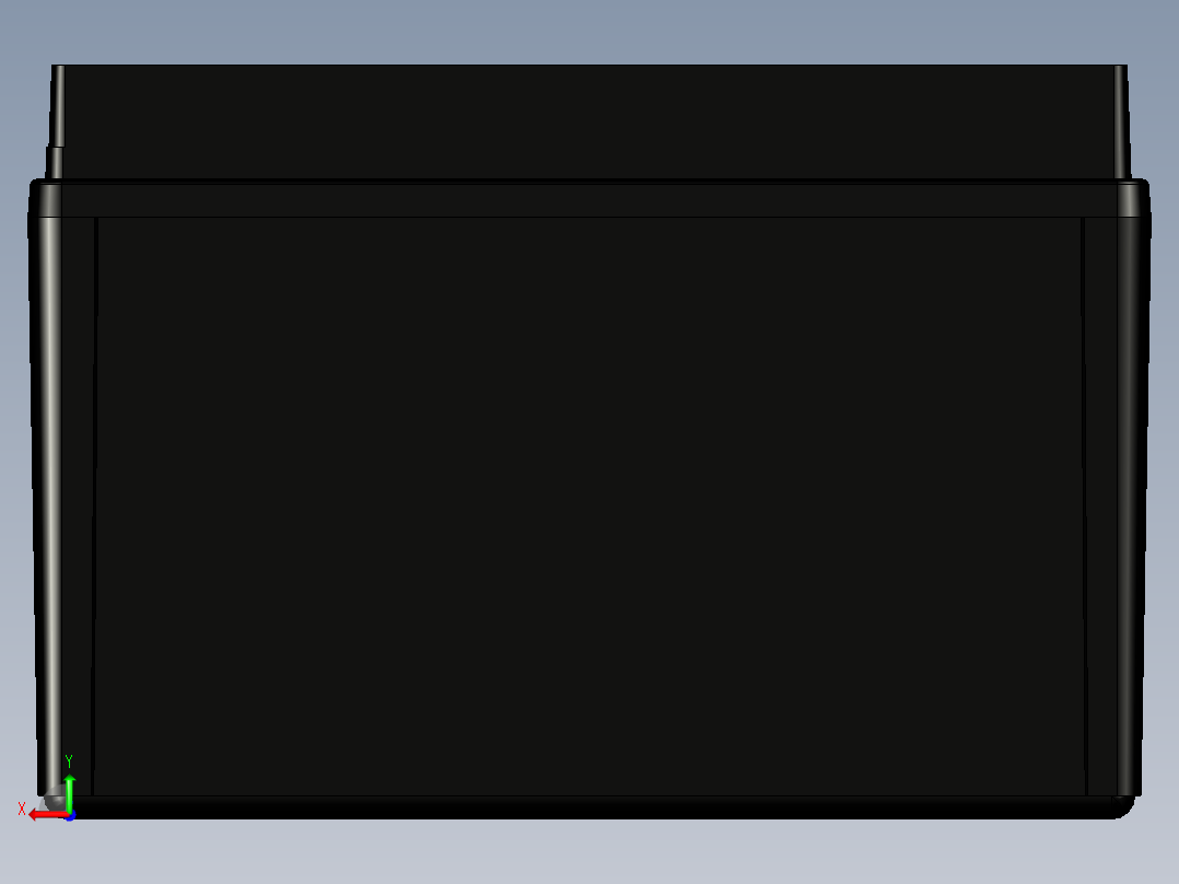 有铅酸电池后视图