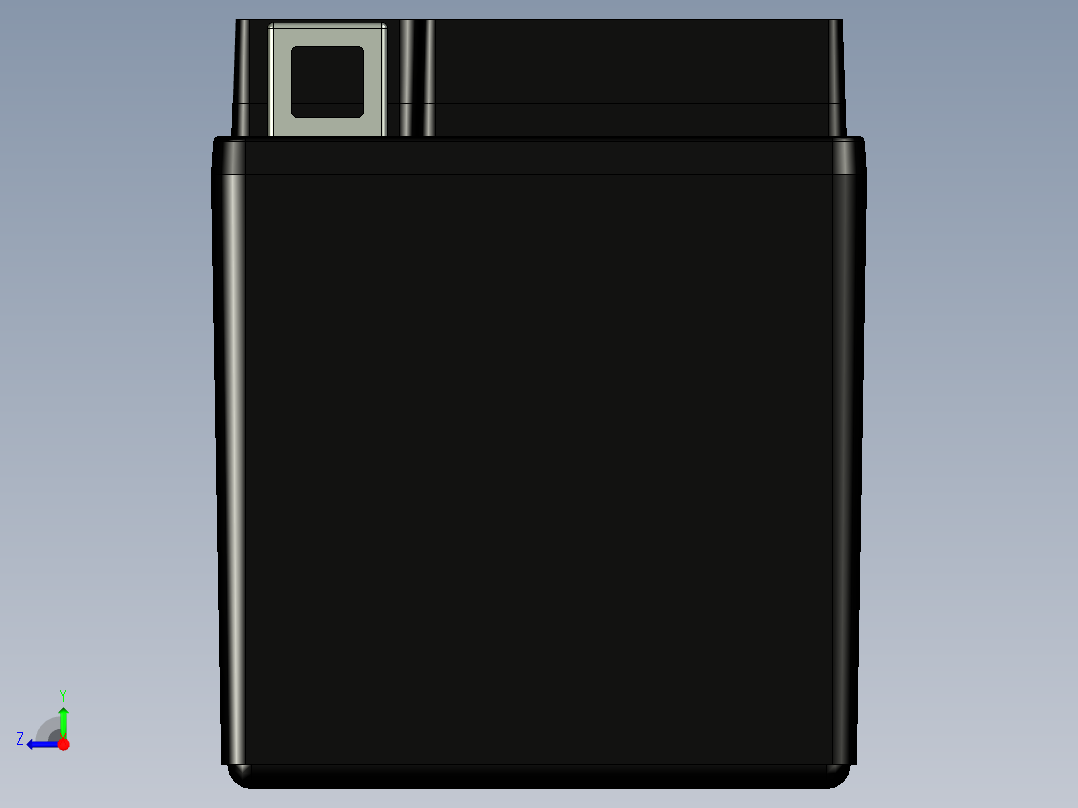 有铅酸电池右视图