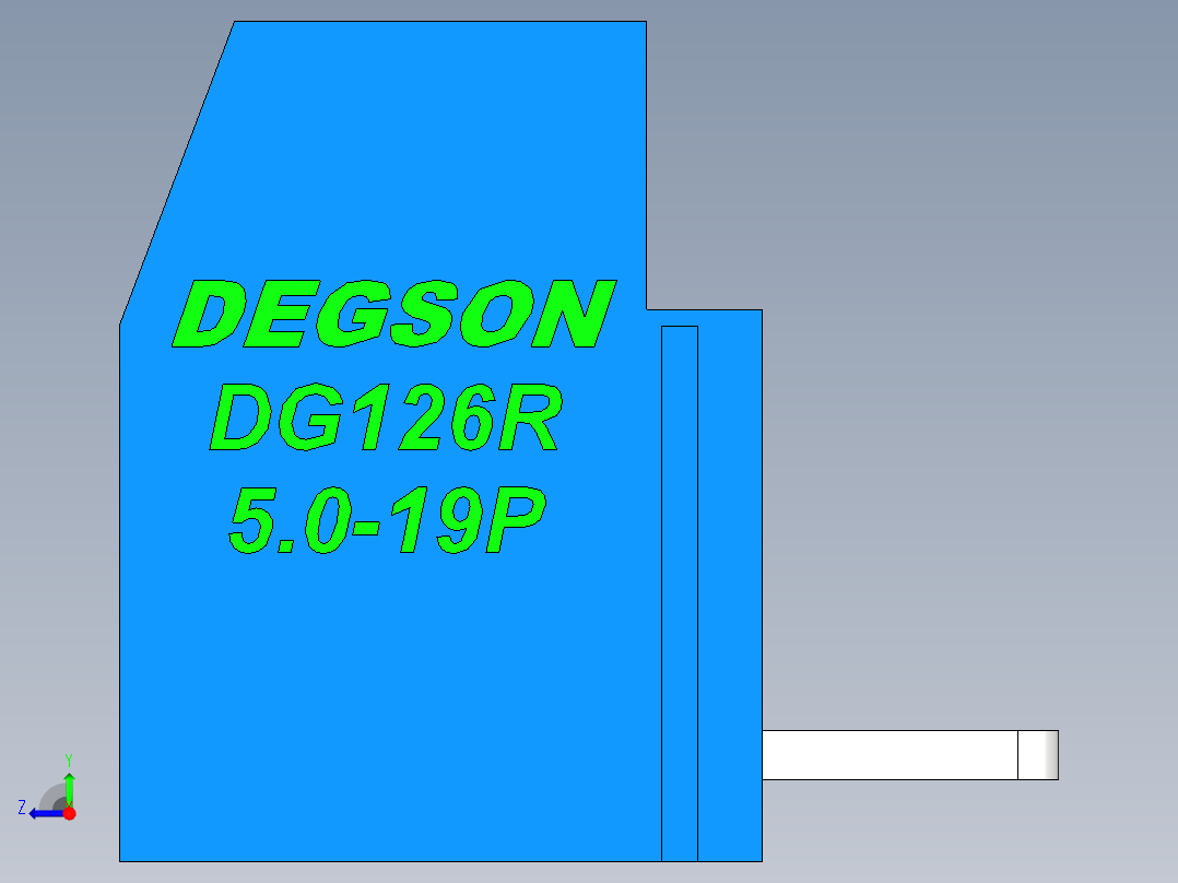 DG126R-5.0-19P-12-00AH右视图