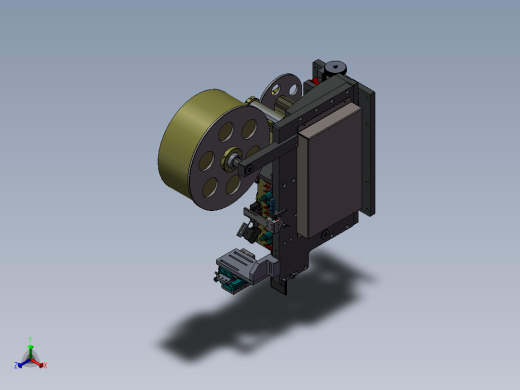 贴胶设备正等轴测缩略图