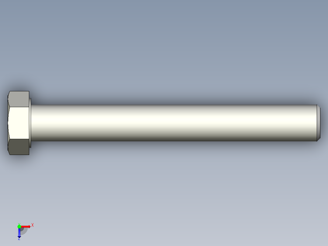 螺钉-DIN_931-M14x2x110_21.stp俯视图