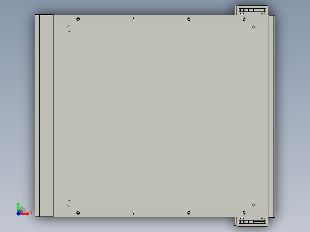 同步带桌面式平台B551-57步进版前视图