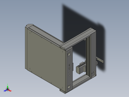 同步带桌面式平台B551-57步进版正等轴测缩略图