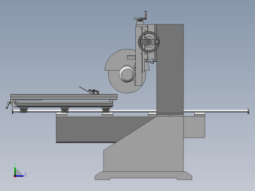 BJC1220双端裁板锯三维模型图左视缩略图