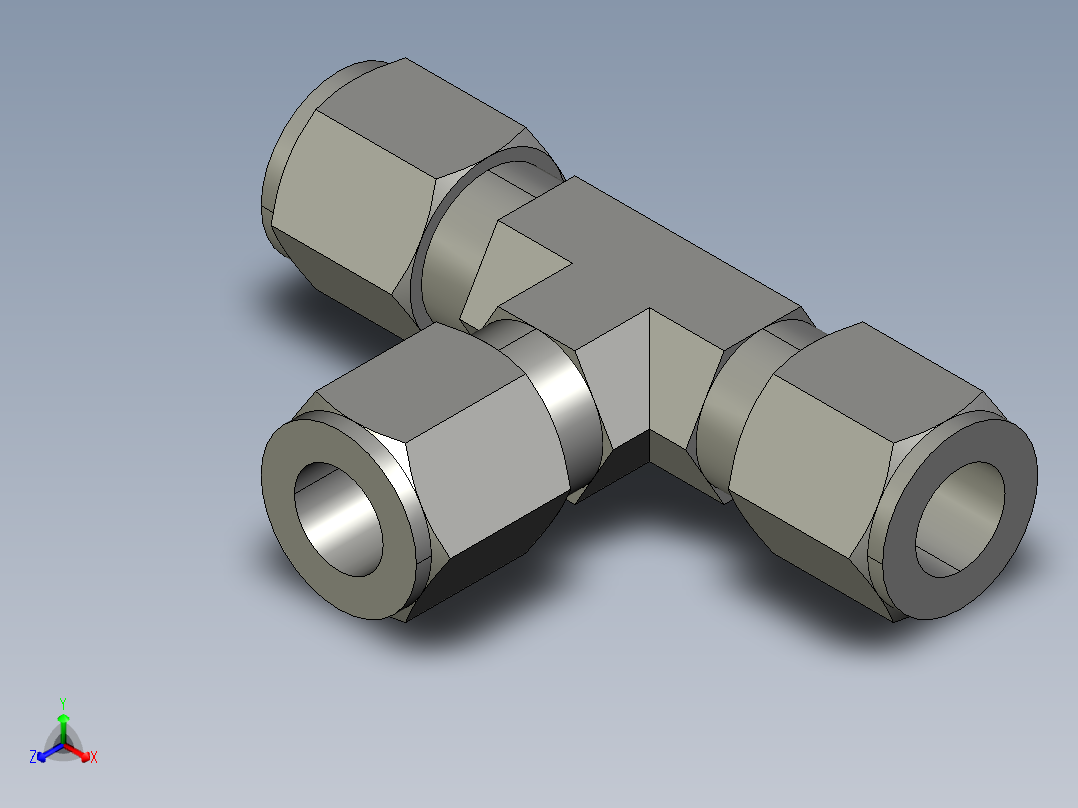 卡套式工业通用硬管接头8_jbu-s主视图