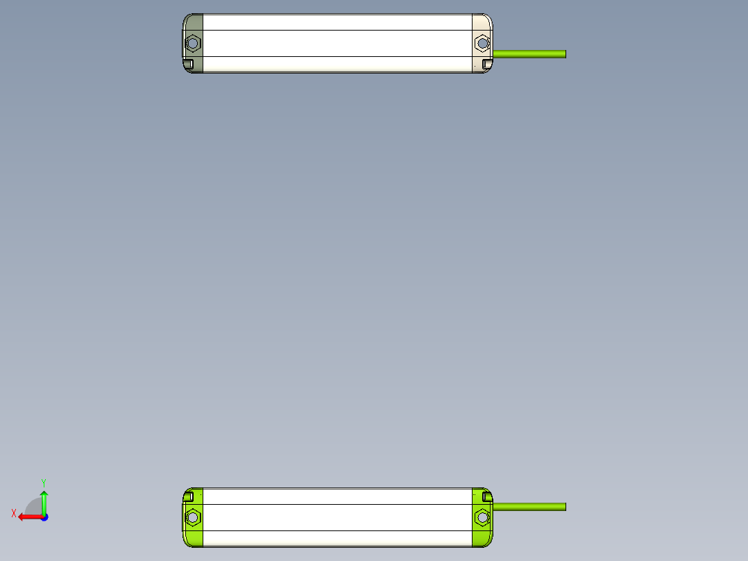 安全_区域传感器H2TLS0620_3D后视图