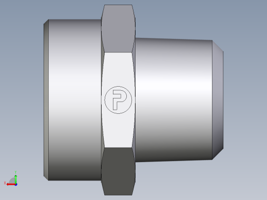 卡套式工业通用硬管接头EO_Male_Stud_connector_GE35L1NPTCFX后视缩略图