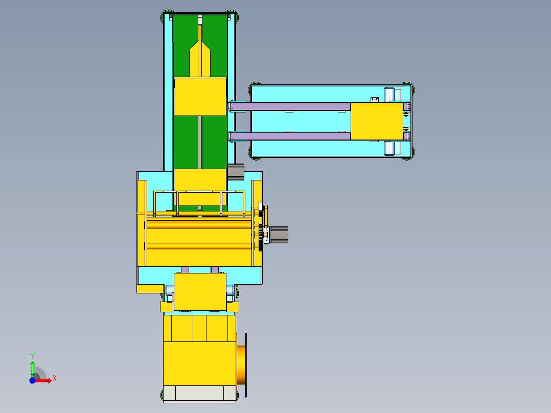 书本打包机结构设计含UG三维=1372723==600前视图