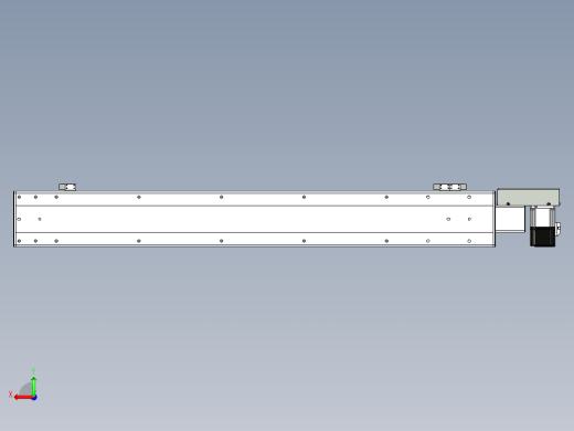 同步带滑台-半封闭B13H-L45-S900-R-P40-D3后视缩略图