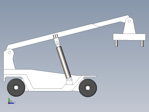 到达堆垛机左视缩略图