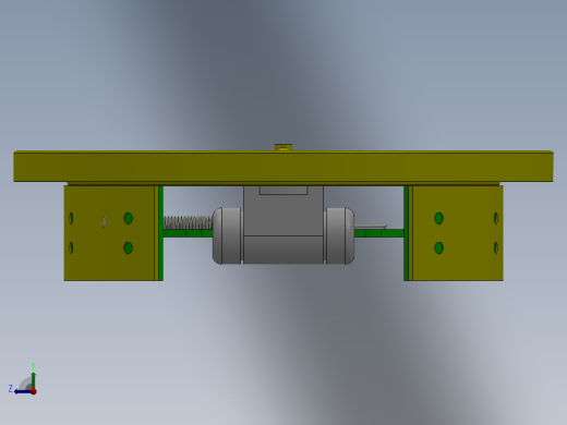 1G051--比亚迪F3制动器的设计（带三维proe，UG，SolidWorks过程截图）右视缩略图