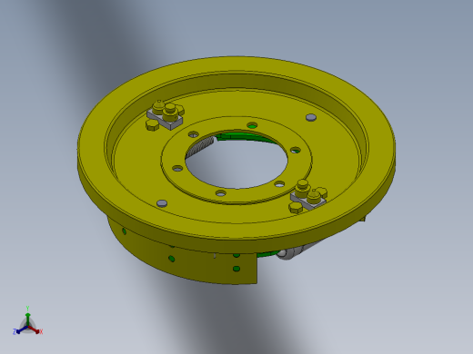 1G051--比亚迪F3制动器的设计（带三维proe，UG，SolidWorks过程截图）正等轴测缩略图