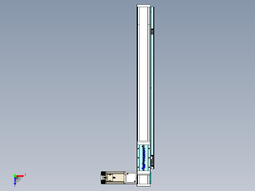 欧规系列-LB6A-L130-S600-BR-ZP40-C3俯视图