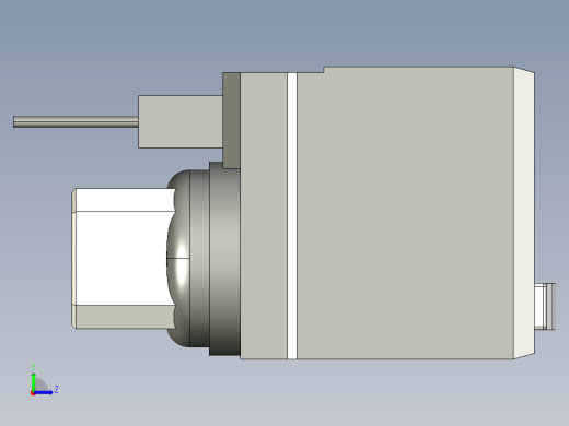 基恩士AP-C30_31(P)_33(P)_kc图纸模型左视缩略图