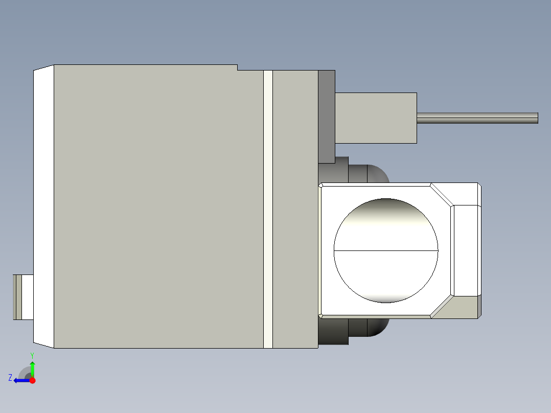基恩士AP-C30_31(P)_33(P)_kc图纸模型右视图