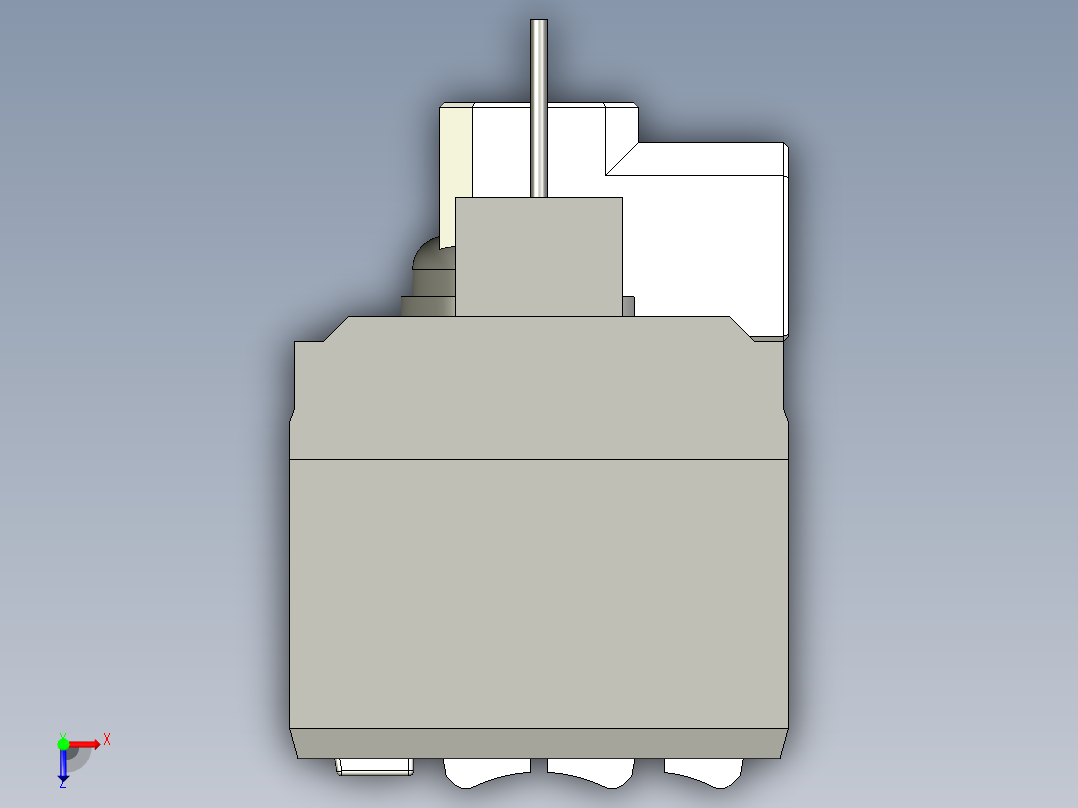 基恩士AP-C30_31(P)_33(P)_kc图纸模型俯视图