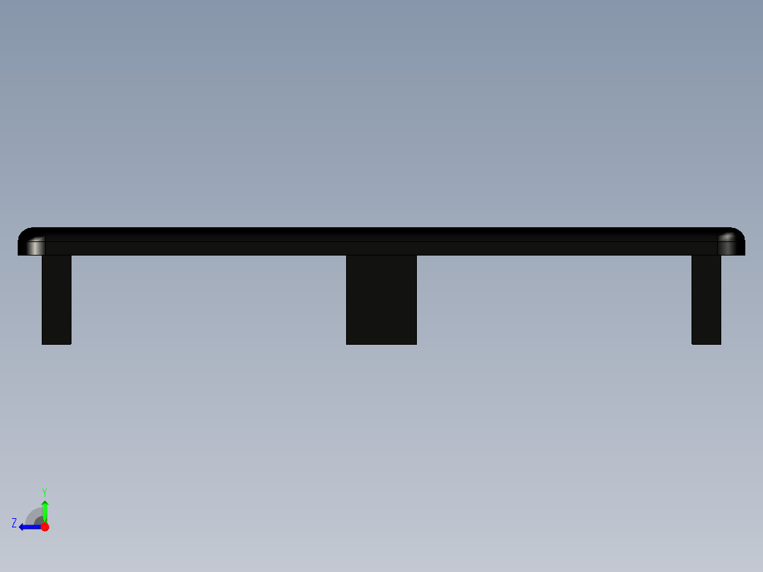 型材-KJN CABLE CONDUIT CAP 80X160 KJN511110右视图