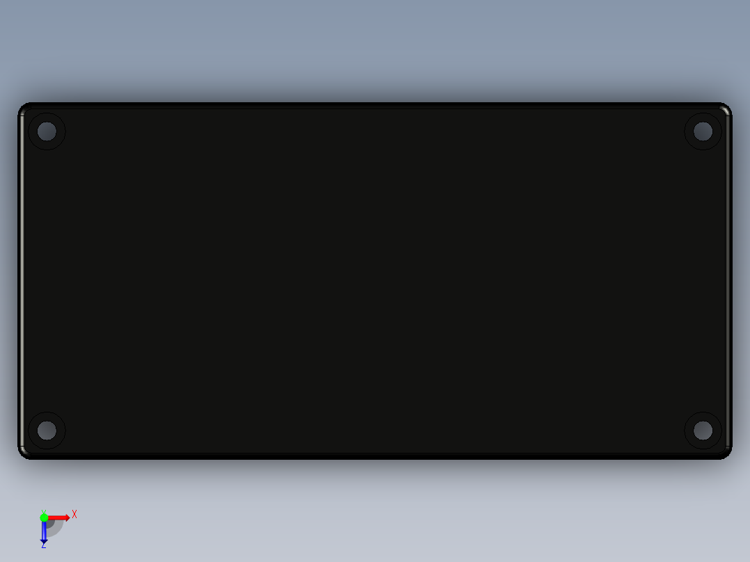 型材-KJN CABLE CONDUIT CAP 80X160 KJN511110俯视图