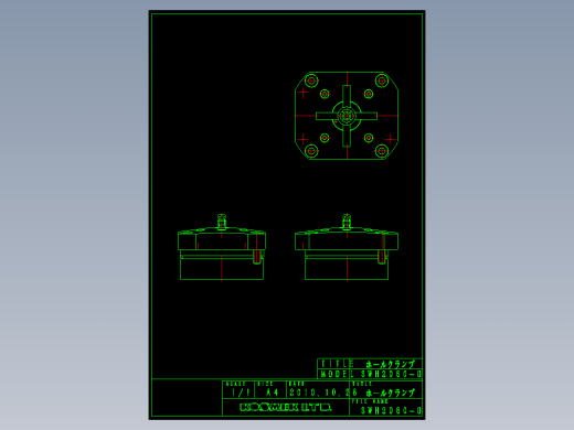 KOSMEKSWH2060-G_rev1多系列多零件图纸模型多系列多零件图纸模型
