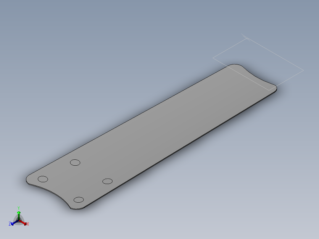 风扇叶子子正等轴测图