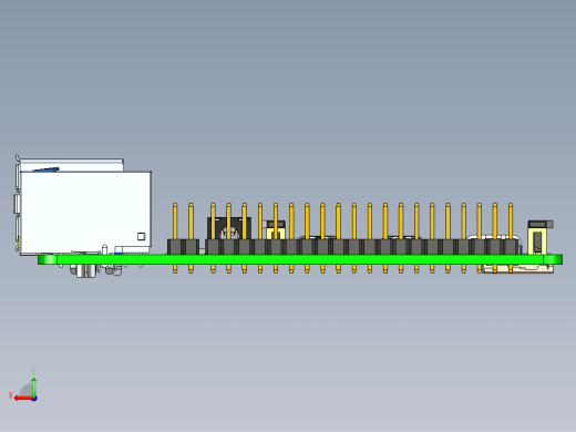 树莓派型号 3 4 +冷却后视缩略图