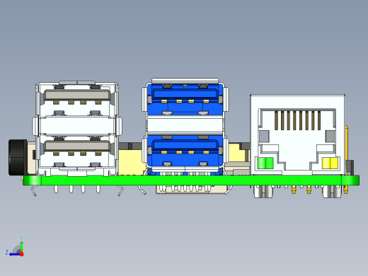树莓派型号 3 4 +冷却右视缩略图