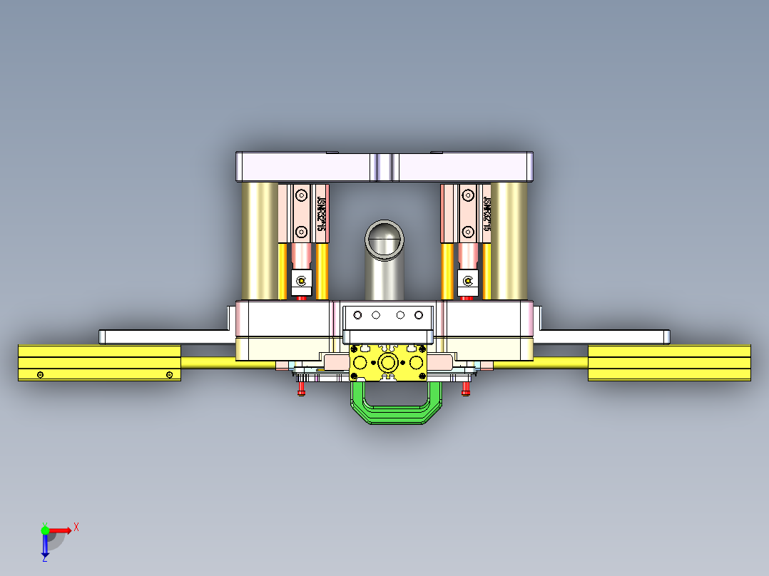 X3-笔记本CNC工装夹具三维模型CNC7-qi gang ce tui0820俯视图