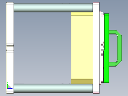 WRO1-DY-笔记本CNC工装夹具三维模型CNC1-0112左视缩略图