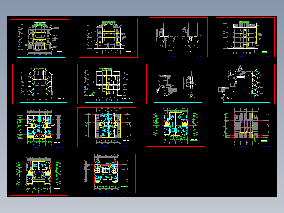 五层住宅建筑施工图