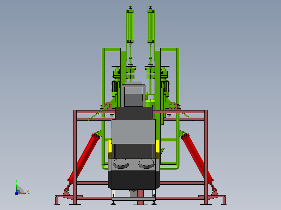 电瓶自动装配成型设备sw17前视图